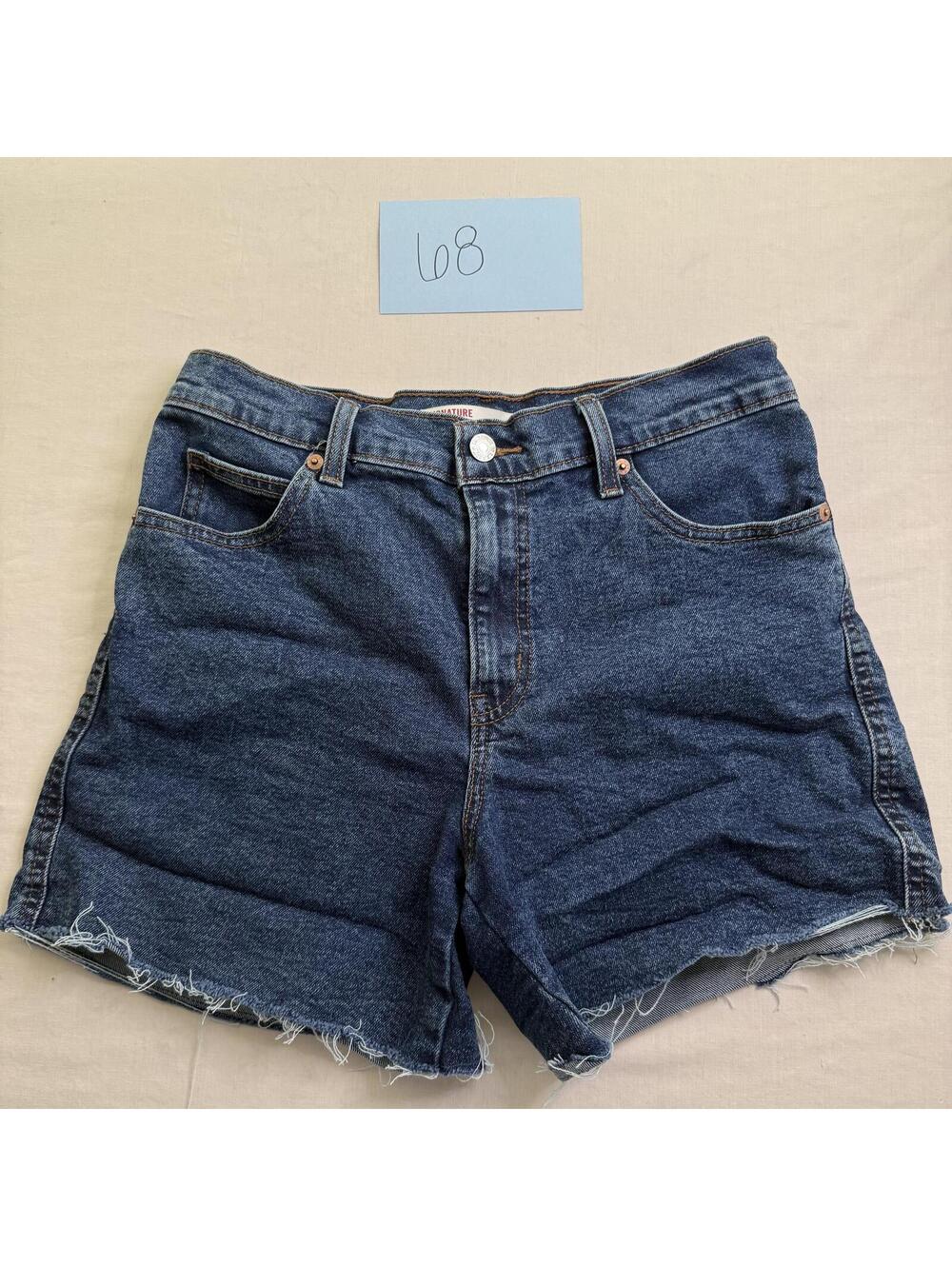 Levi's Signature Heritage High-Rise Denim Shorts W28